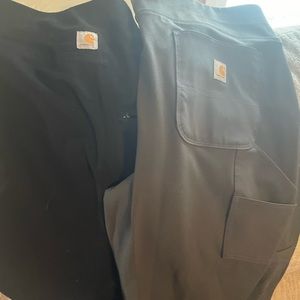2 pair Carhartt leggings  xl 16-18
